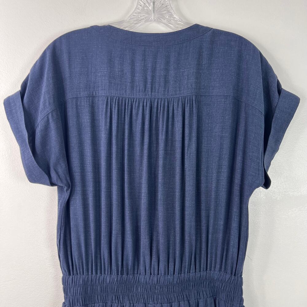 Elie Tahari Women's Belted Ankle Jumpsuit Blue Corporate Core Minimalist Size S - Picture 8 of 16